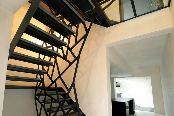 Dizajnové interiérové schodisko